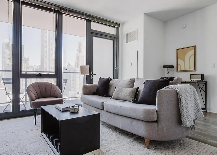 Blueground River North Pool Ac Nr Park Chi-1193 Apartamento
